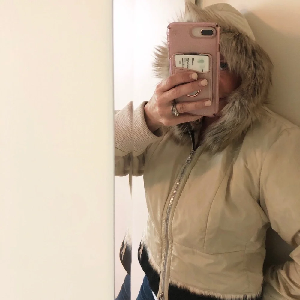 Prada fur lined hooded jacket - Picture 3 of 8